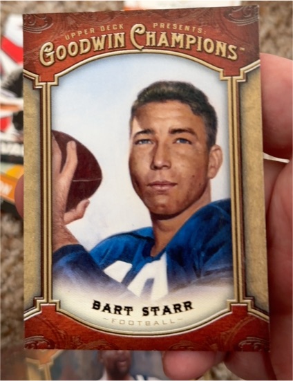 2014 Upper Deck Goodwin Champions #119 Bart Starr — front