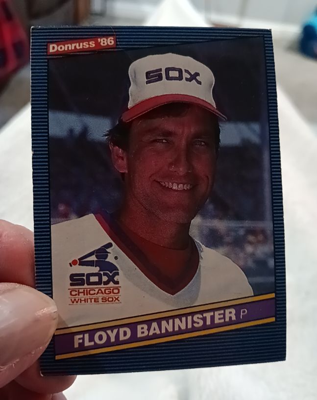 1986 Donruss #244 Floyd Bannister — front