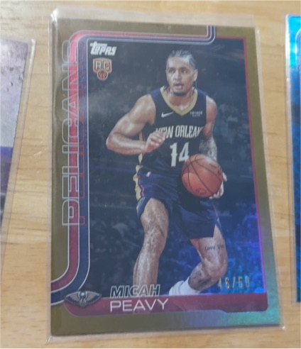 2025-26 Topps #241 Micah Peavy — front
