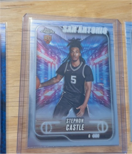 2024-25 Topps Chrome #122 Stephon Castle — front