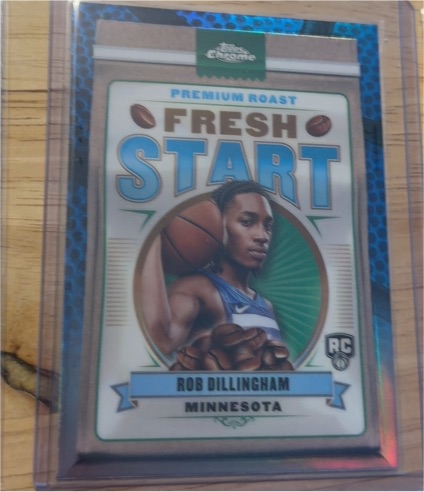 2024-25 Topps Chrome Fresh Start #FS-6 Rob Dillingham — front