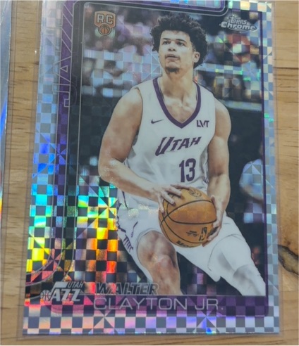 2025-26 Topps Chrome #268 Walter Clayton Jr. — front