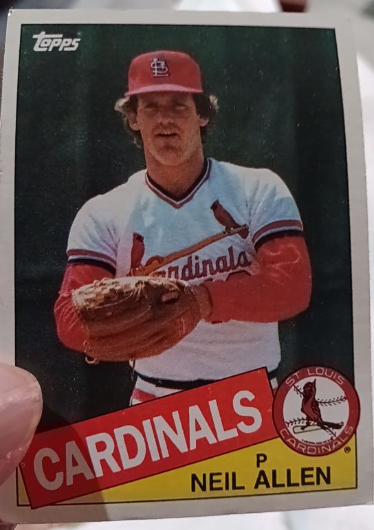 1985 Topps #731 Neil Allen — front