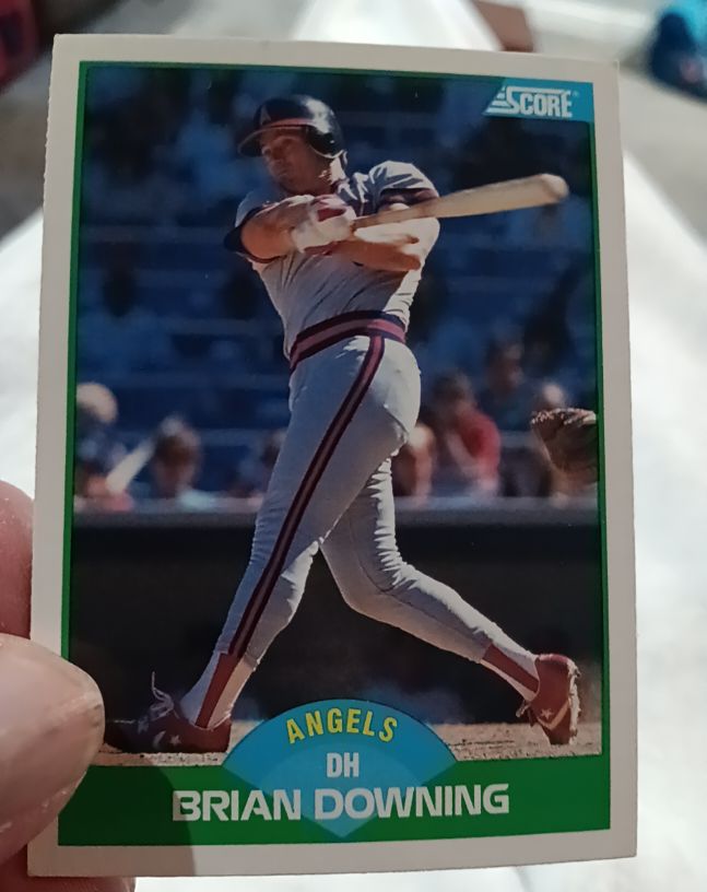 1989 Score #76 Brian Downing — front