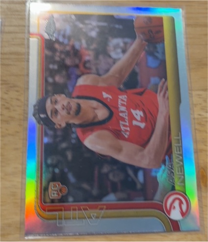 2025-26 Topps Chrome #273 Asa Newell — front