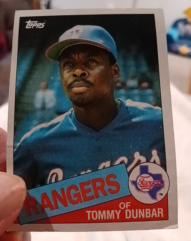 1985 Topps #102 Tommy Dunbar — front