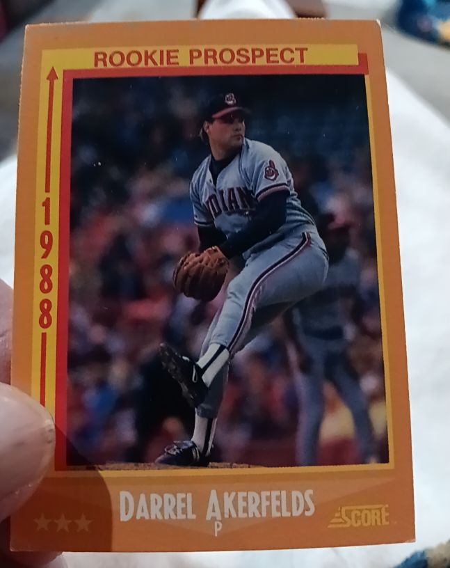 1988 Score #632 Darrel Akerfelds — front