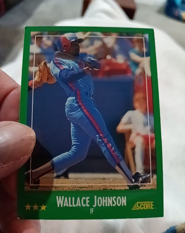 1988 Score #433 Wallace Johnson — front