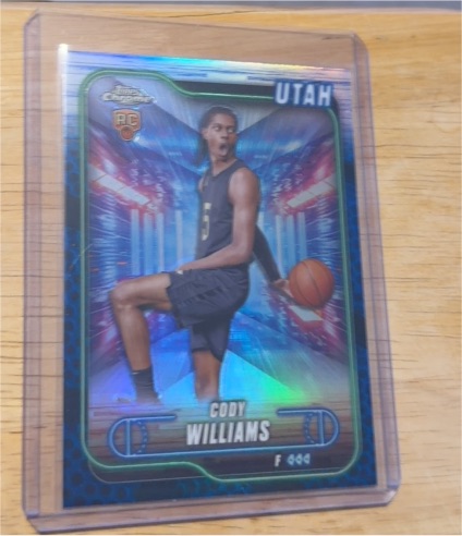 2024-25 Topps Chrome #160 Cody Williams — front