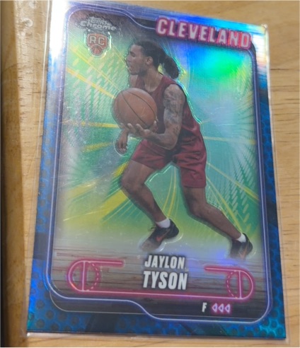 2024-25 Topps Chrome #168 Jaylon Tyson — front