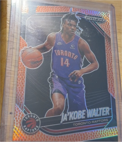 2024-25 Panini Prizm Black #99 Ja'Kobe Walter — front