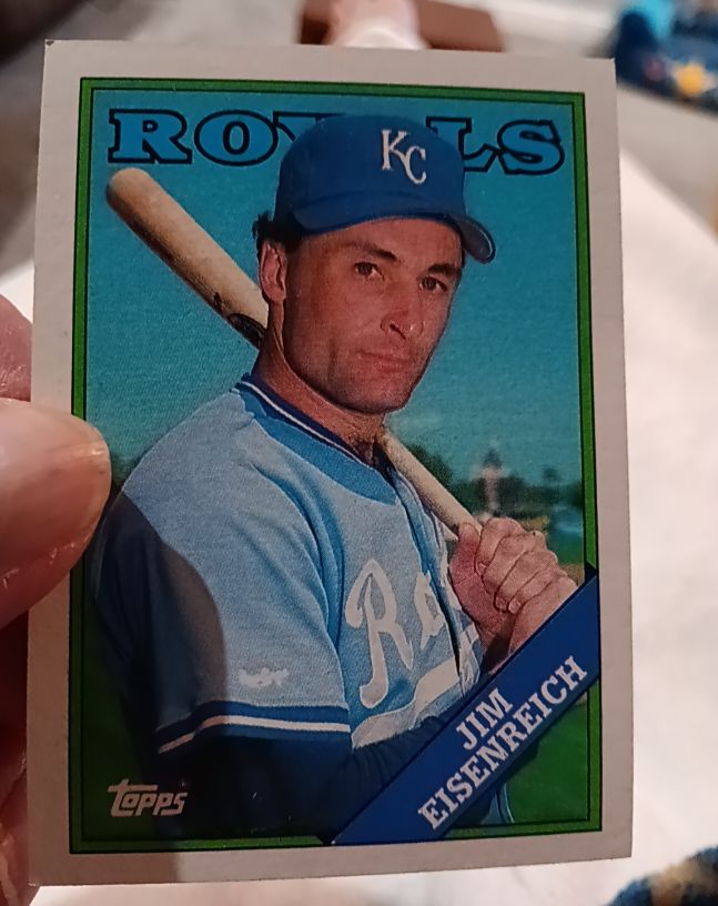 1988 Topps #348 Jim Eisenreich — front