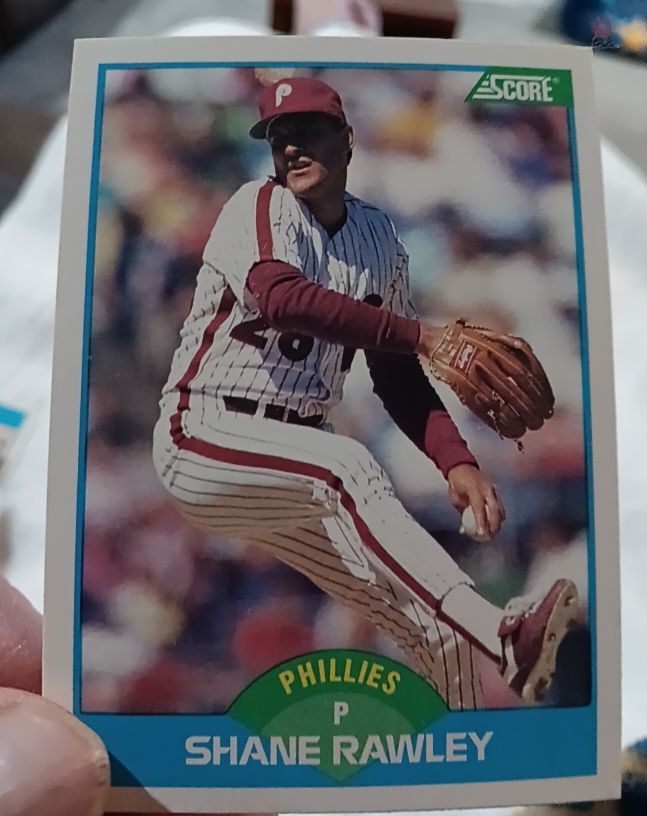 1989 Score #170 Shane Rawley Philadelphia Phillies — front