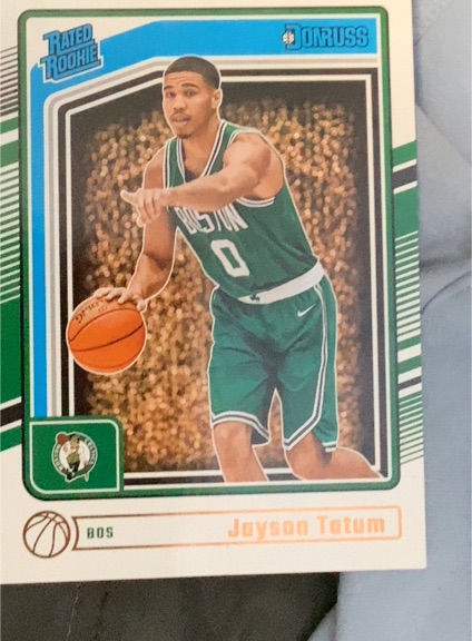 2024-25 Donruss Box Topper Oversized Rated Rookie #4 Jayson Tatum — front