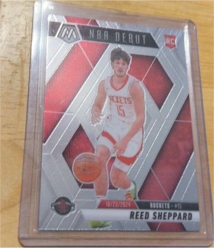 2024-25 Panini Mosaic NBA Debut #252 Reed Sheppard — front
