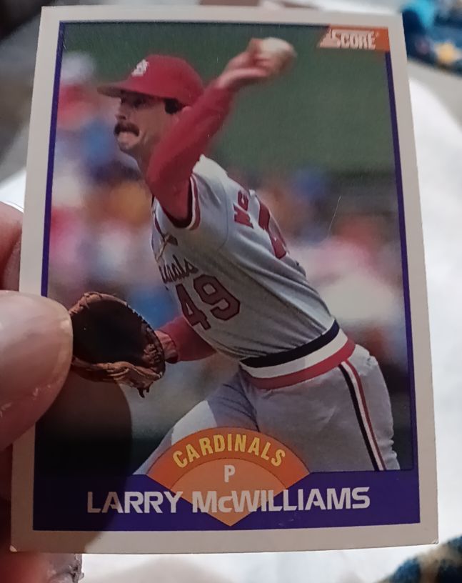 1989 Score #259 Larry McWilliams — front