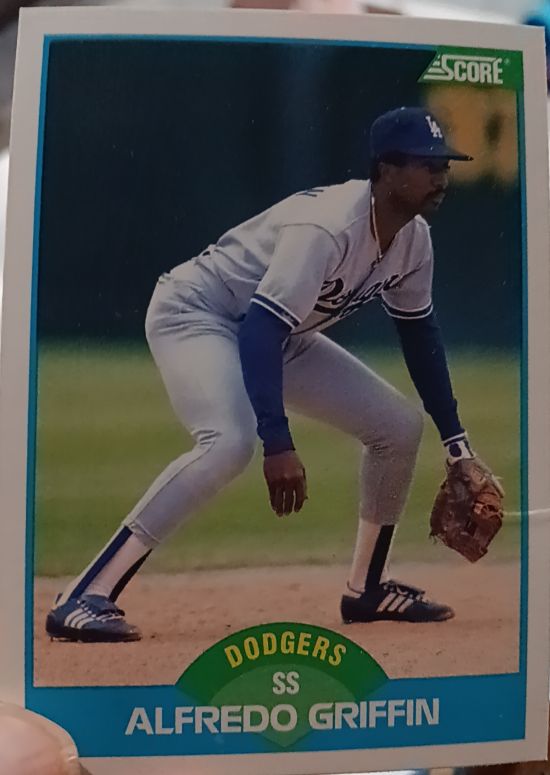 1989 Score #167 Alfredo Griffin — front