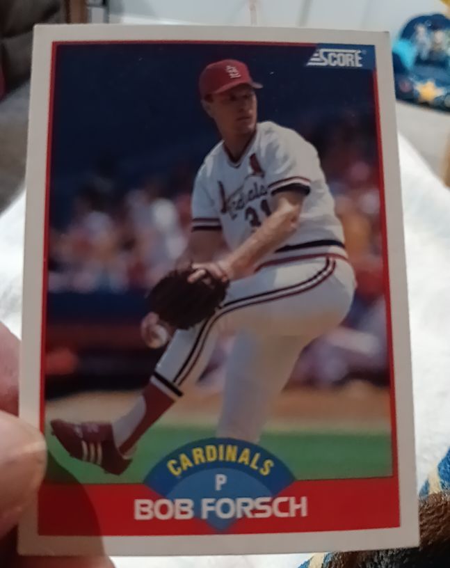 1989 Score #525 Bob Forsch — front