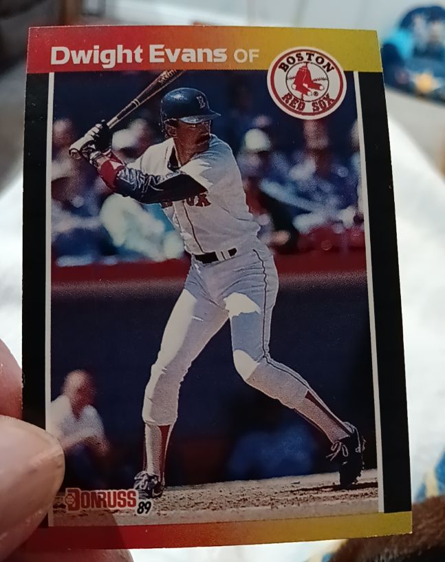 1989 Donruss #240 Dwight Evans — front
