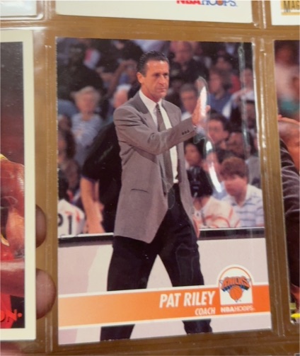 1994-95 NBA Hoops #289 Pat Riley — front