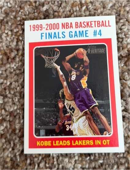 2000-01 Topps Heritage #135 Kobe Bryant NBA Finals Game #4 — front