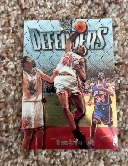 1997-98 Topps Finest #275 Dennis Rodman Defenders — front