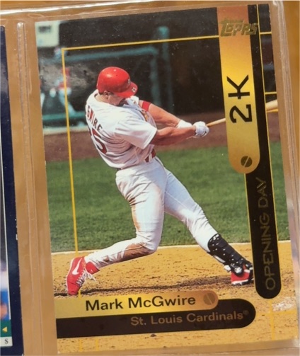 2000 Topps Opening Day 2K #OD1 Mark McGwire — front