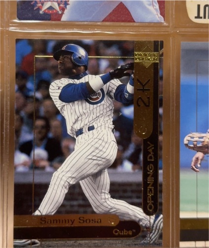 2000 Upper Deck Opening Day 2K #OD18 Sammy Sosa — front