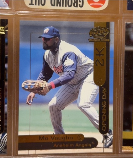 1999 Pacific Opening Day 2K #Mo Vaughn — front