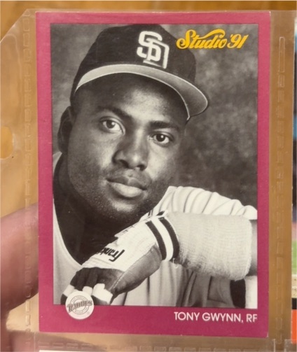 1991 Studio #245 Tony Gwynn — front