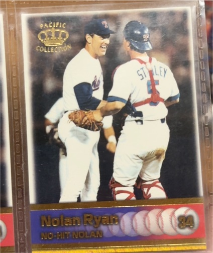 1996 Pacific Crown Collection #34 Nolan Ryan No-Hit Nolan — front