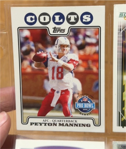2008 Topps #308 Peyton Manning — front