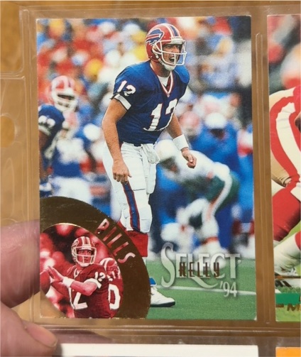 1994 Select #92 Jim Kelly — front