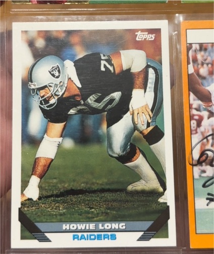 1993 Topps #550 Howie Long — front