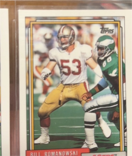 1989 Topps #53 Bill Romanowski — front
