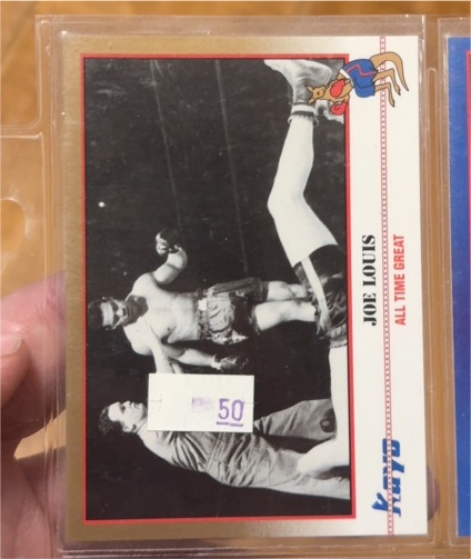 1991 Kayo Boxing #55 Joe Louis — front