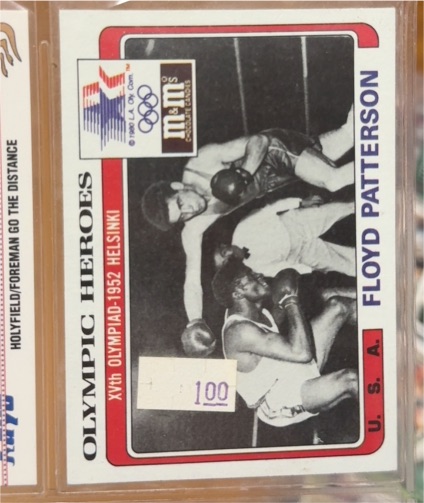 1983 Topps M&M's #32 Floyd Patterson Olympic Heroes Boxing — front