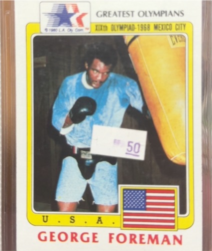 1983 Topps Greatest Olympians #19 George Foreman — front