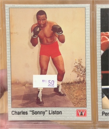 1991 All World Sports Boxing #102 Charles "Sonny" Liston — front