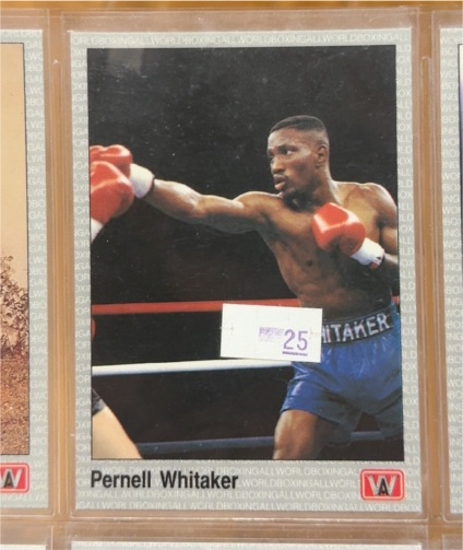 1991 All World Boxing #11 Pernell Whitaker — front