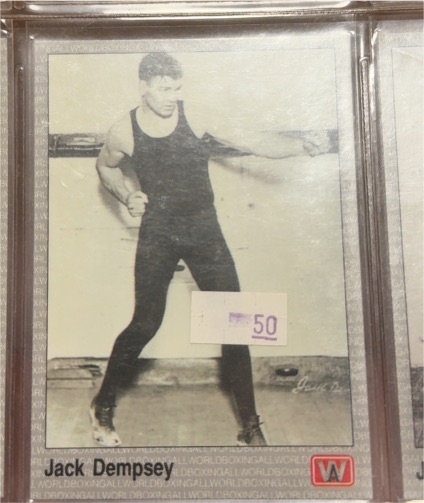 1991 All World Boxing #71 Jack Dempsey — front