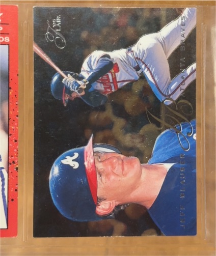 1995 Flair #321 Jeff Blauser Atlanta Braves — front