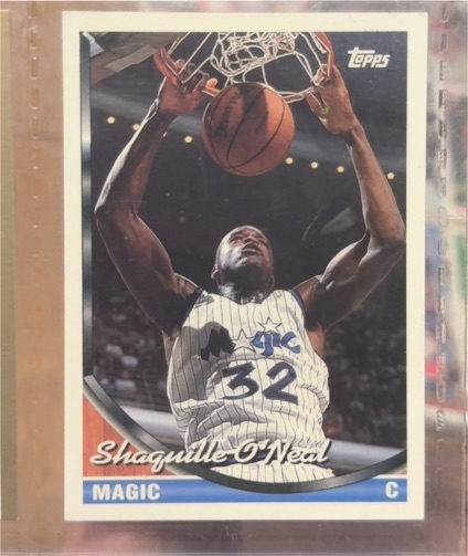 1993-94 Topps #181 Shaquille O'Neal Orlando Magic — front