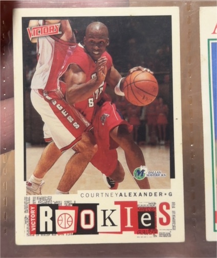 2000-01 Upper Deck Victory #268 Courtney Alexander — front