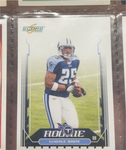 2006 Score #370 LenDale White — front