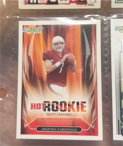 2006 Score Hot Rookie #1 Matt Leinart — front