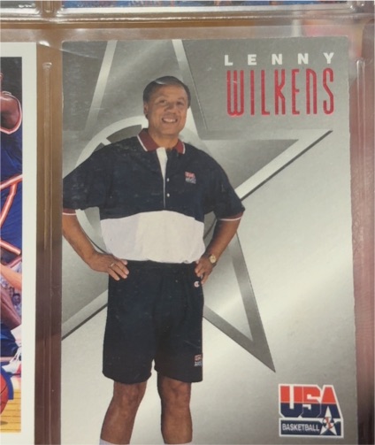 1996 SkyBox Texaco USA #13 Lenny Wilkens — front