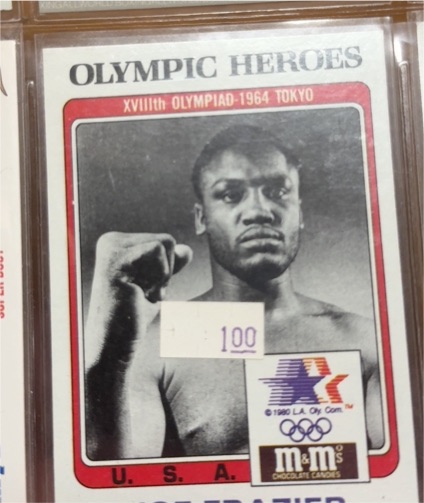 1983 M&M's Olympic Heroes #15 Joe Frazier — front