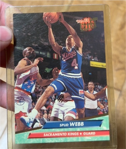 1992-93 Fleer Ultra #161 Spud Webb — front