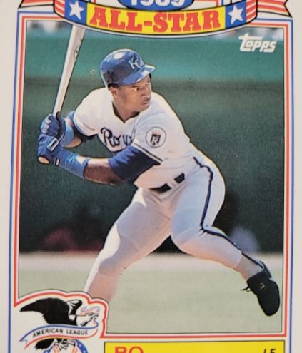 1990 Topps #17 Bo Jackson Glossy All-Stars — front